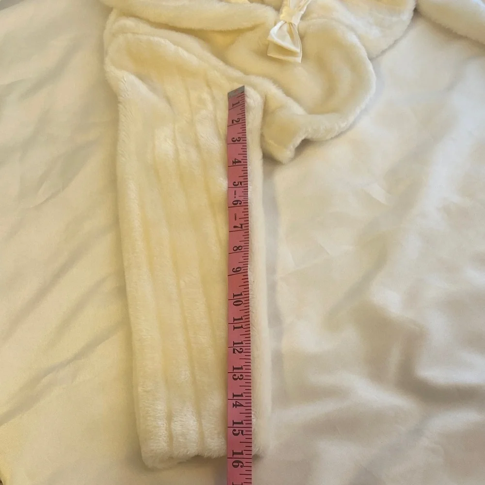 Gymboree Cream Faux Fur Jacket